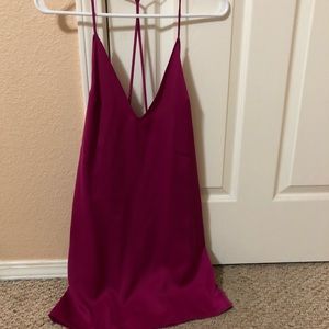 Forever 21 Magenta slip dress